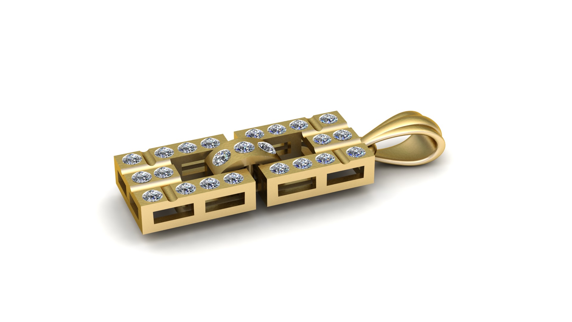 PRECIOUS DESIGN PENDANT 3D PRINTABLE MODEL 3D print model_7