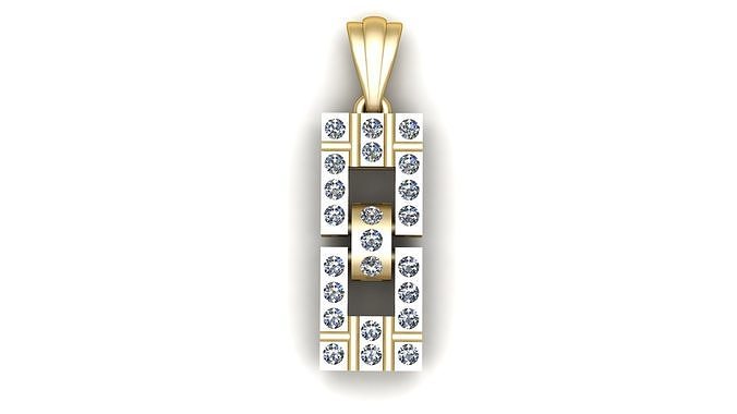 PRECIOUS DESIGN PENDANT 3D PRINTABLE MODEL 3D print model