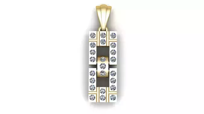 PRECIOUS DESIGN PENDANT 3D PRINTABLE MODEL