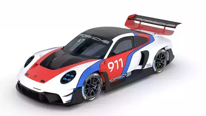 Porsche 911 GT3 R Rennsport 2023 3D model