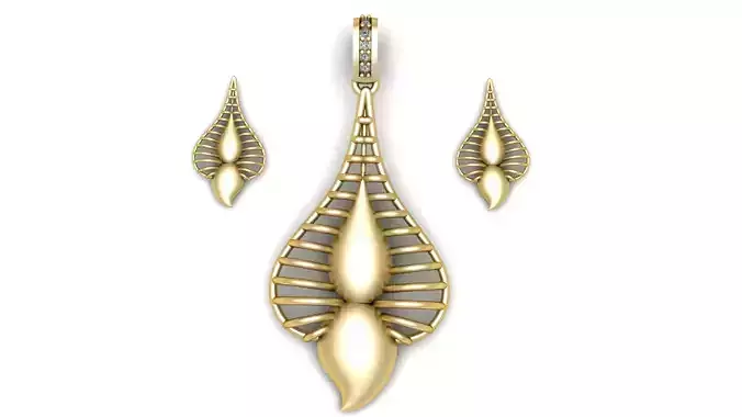 SIMPLE AND BEAUTIFUL TARINKA LOCKET SET 3D PRINTABLE MODEL