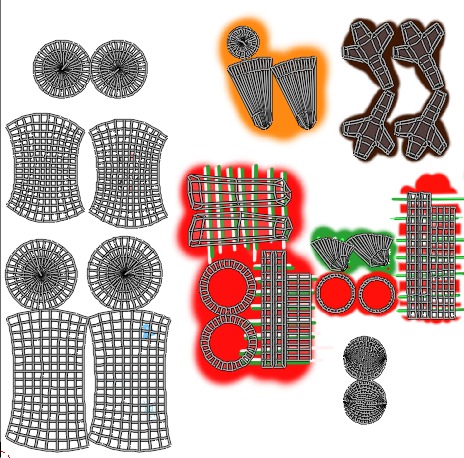 Snowman plush 3D model_5