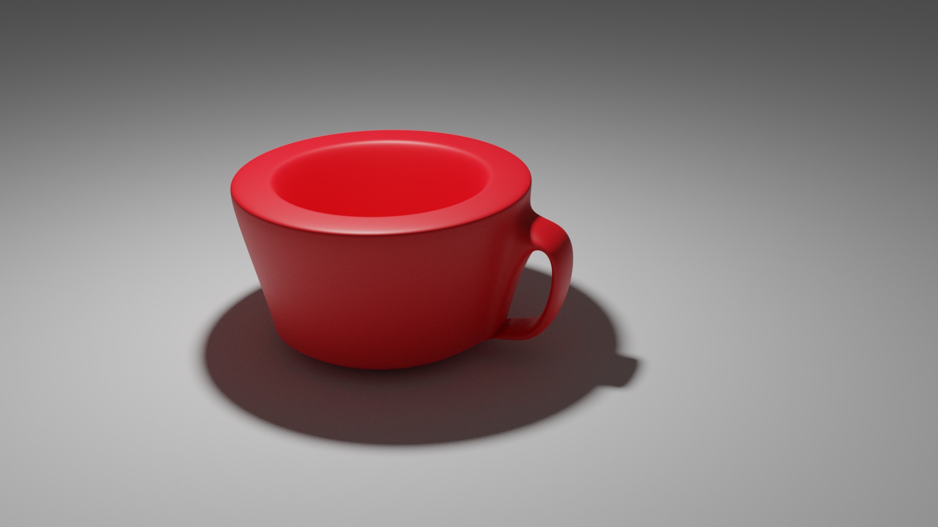 Red Mug 3D print model_1
