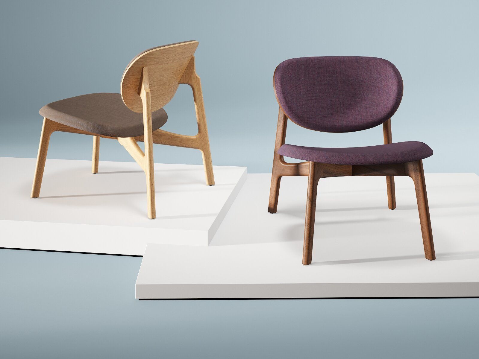 Zenso Lounge Chair 3D model_1