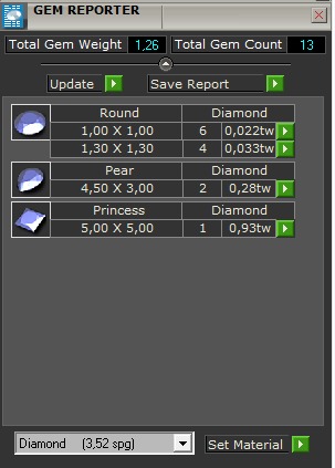 Ring with princess cut diamond 4906 3D print model_2