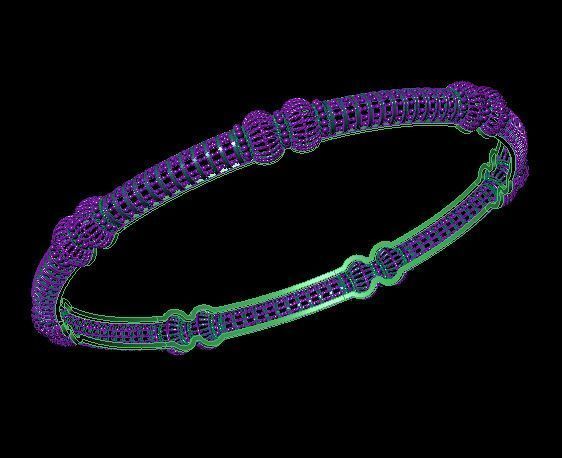 Bracelet 3D print model_2