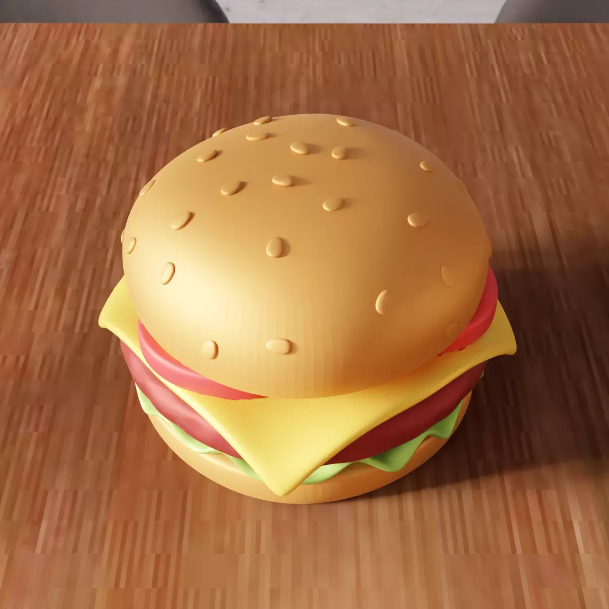 Fake Hamburger - 388 3D print model_5