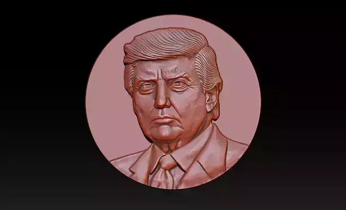 3D Donald Trump Bust