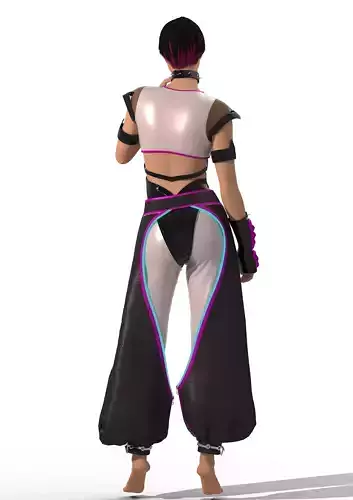 Cyberpunk clothing 3D model