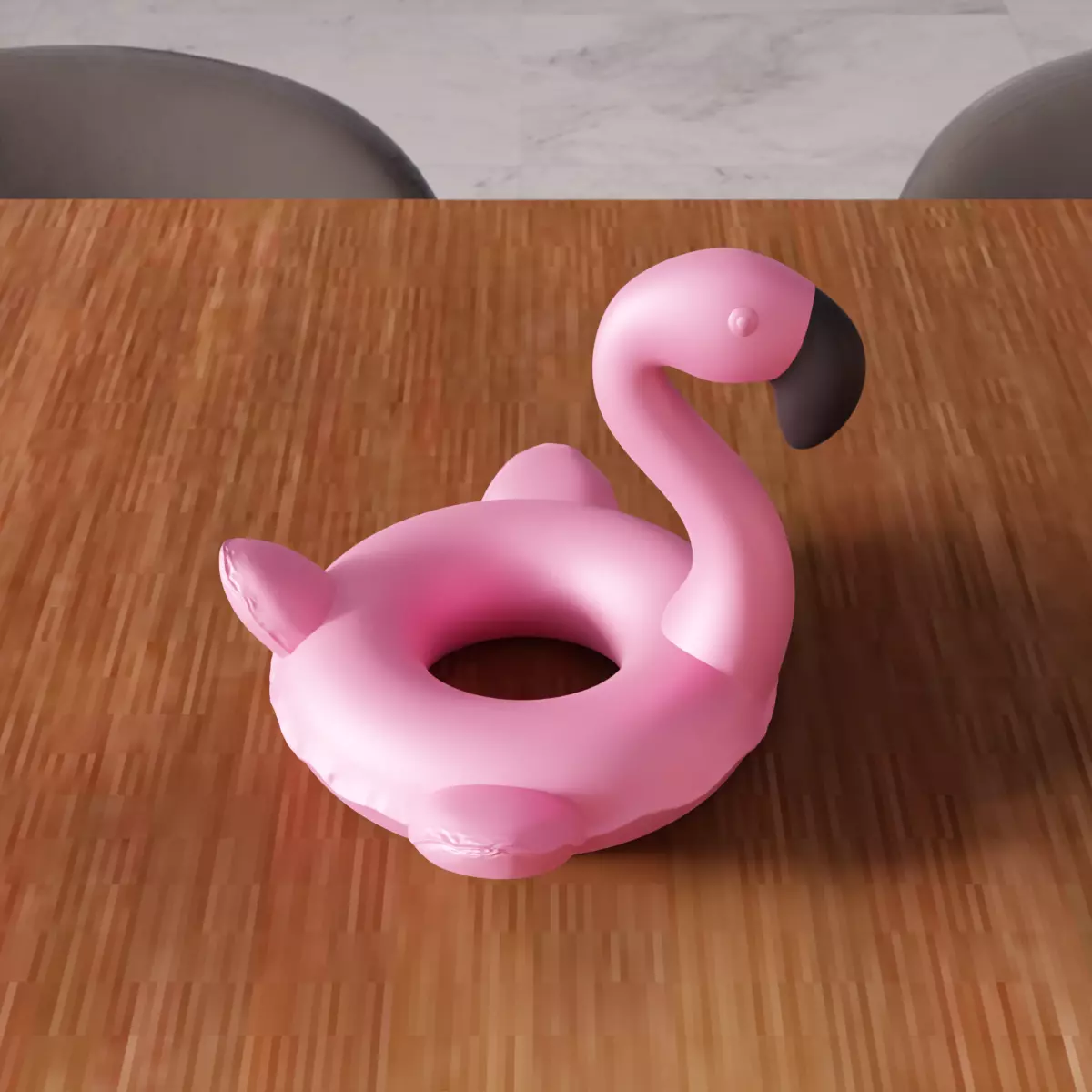 Inflatable Flamingo Sea Bed - 386 3D print model_3