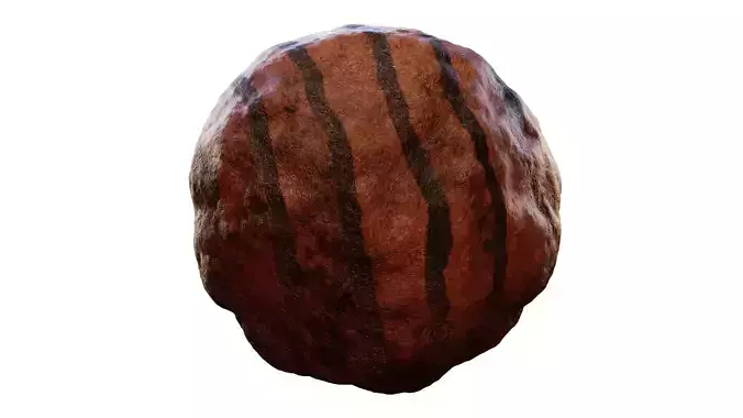 Procedural Cooked Beef Steak Shader 3D model