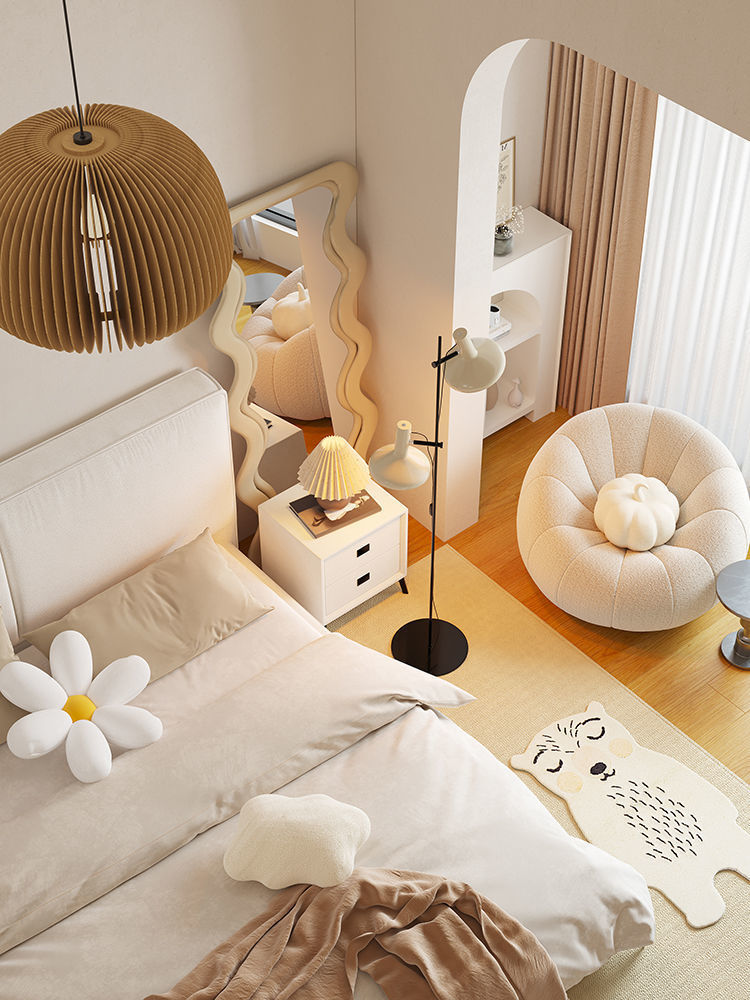 Comfortable bedroom 3D model_2