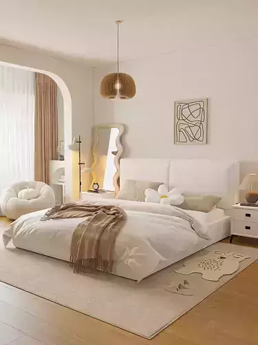 Comfortable bedroom 3D model