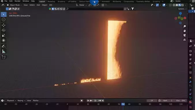 Procedural Fire VFX