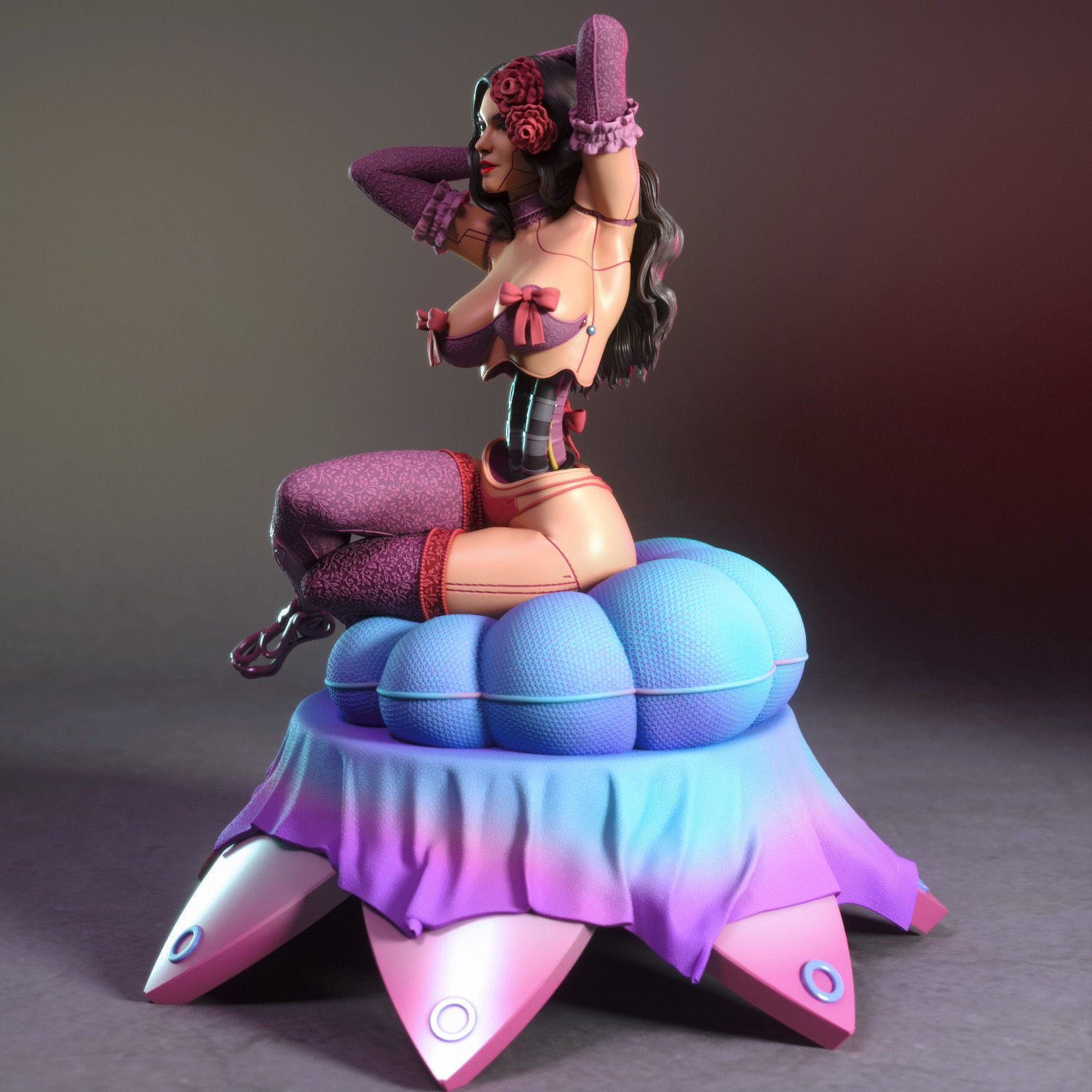 Shelley the love robot 3D print model_10