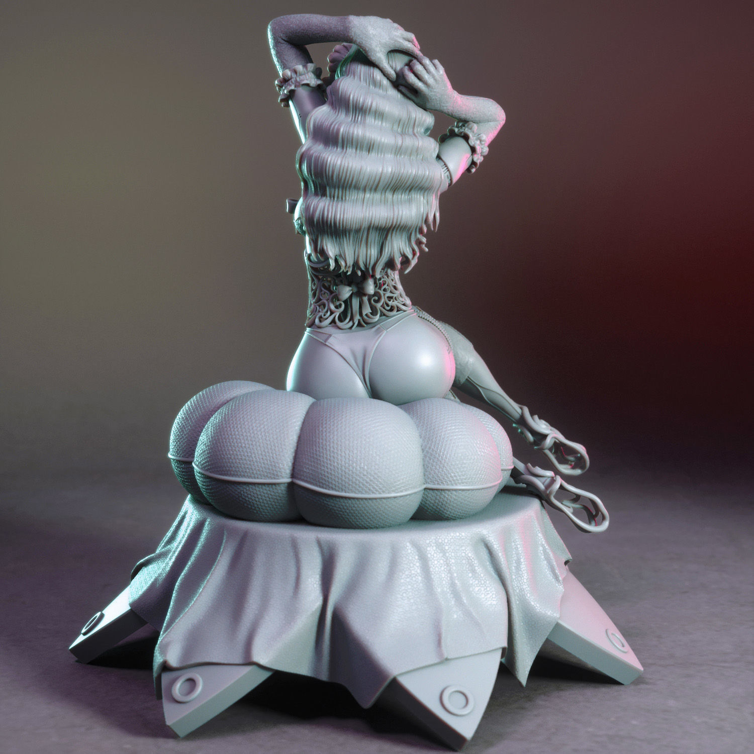 Shelley the love robot 3D print model_12