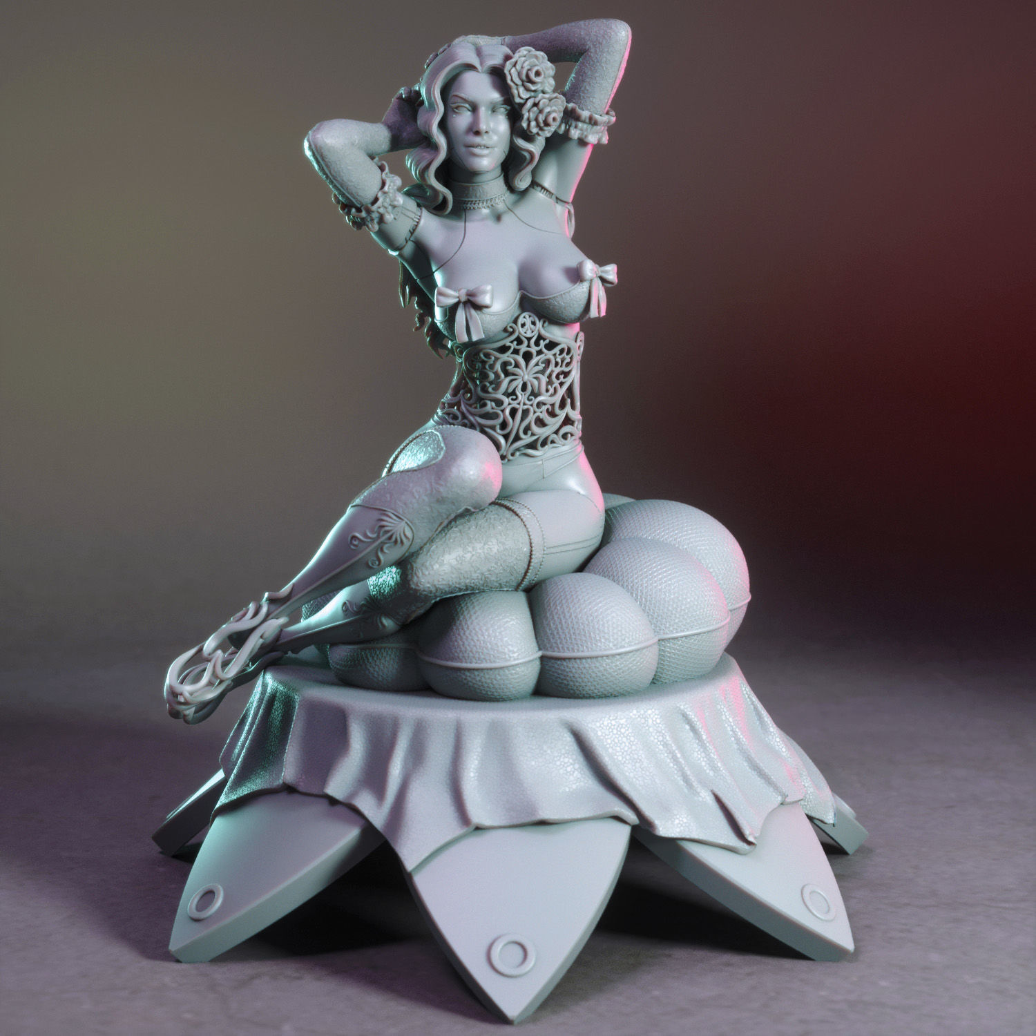 Shelley the love robot 3D print model_11