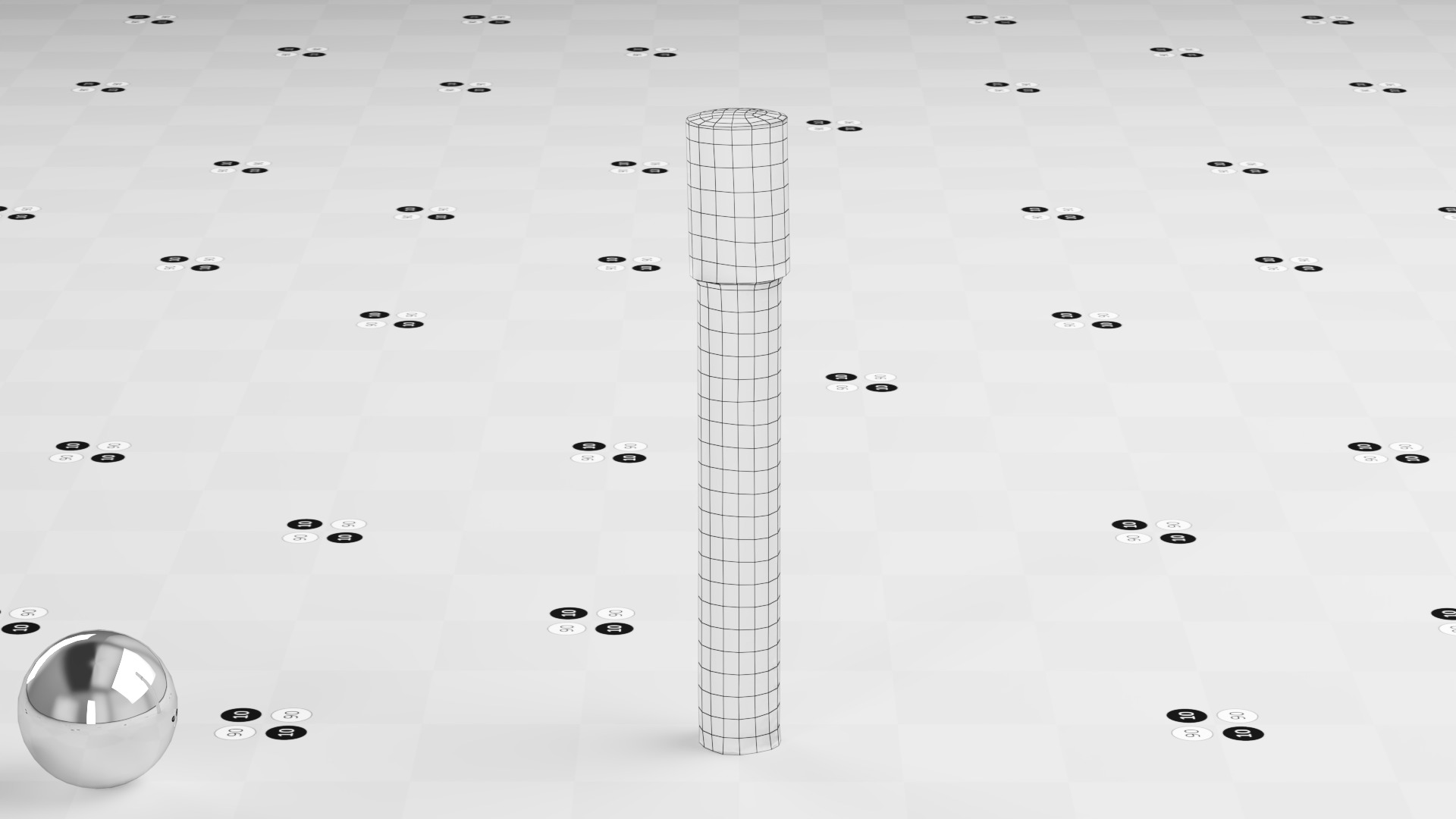 Rusty Metal Pillar - Urban Prop Low-poly 3D model_1