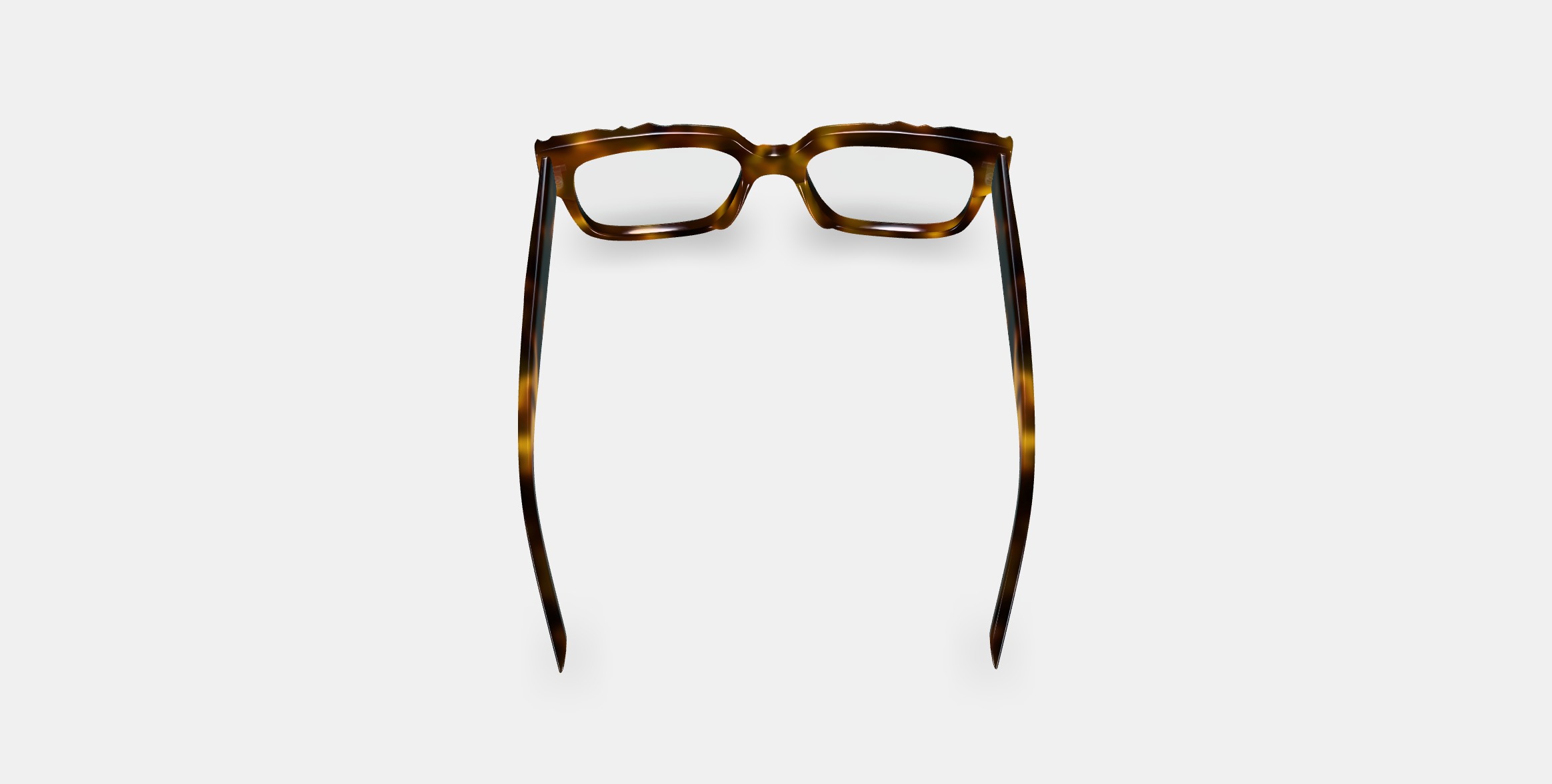 Whitten Eyeglasses in Cognac Tortoise 3D model_3