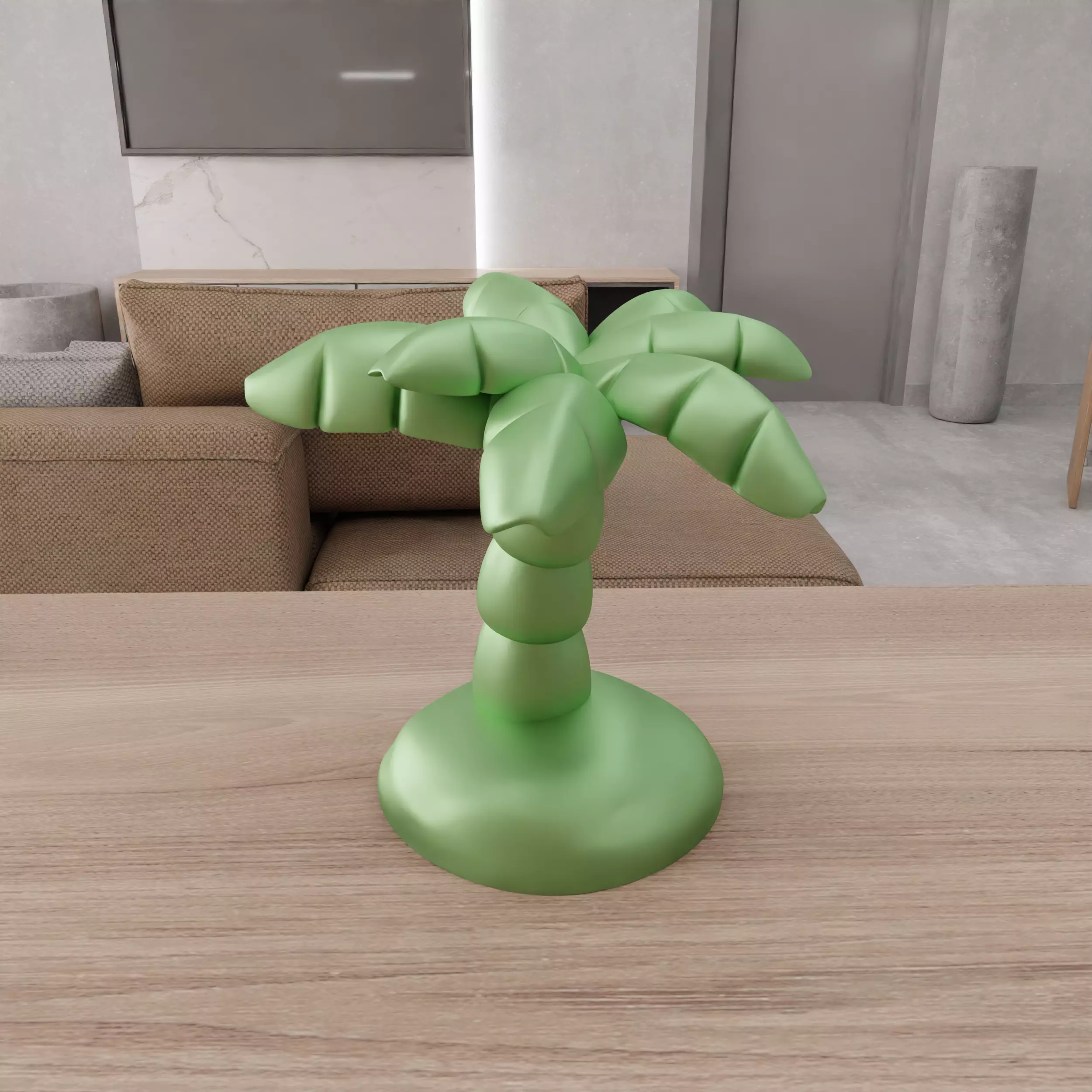 Miniature Palm Tree Decor - 382 3D print model_8