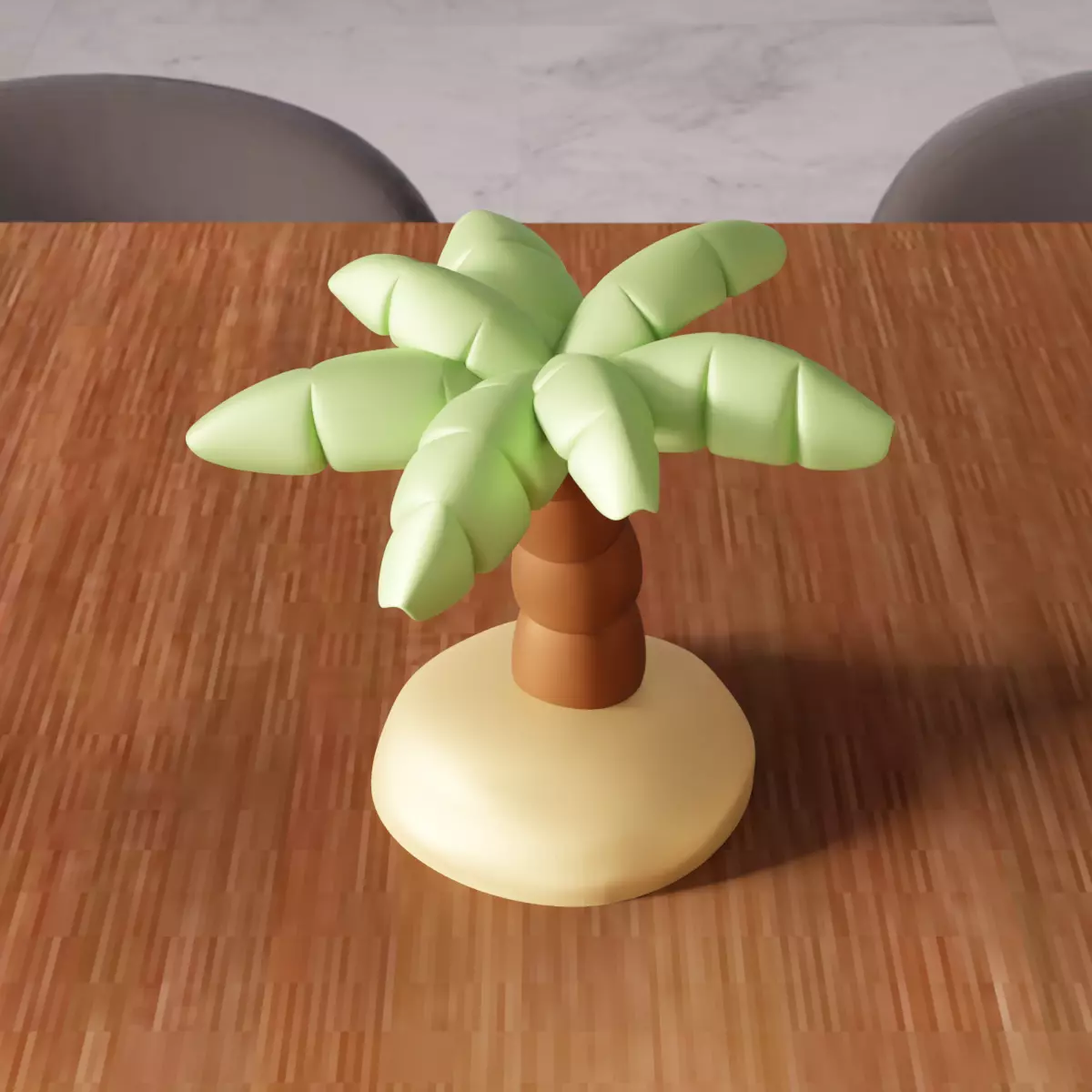 Miniature Palm Tree Decor - 382 3D print model_6