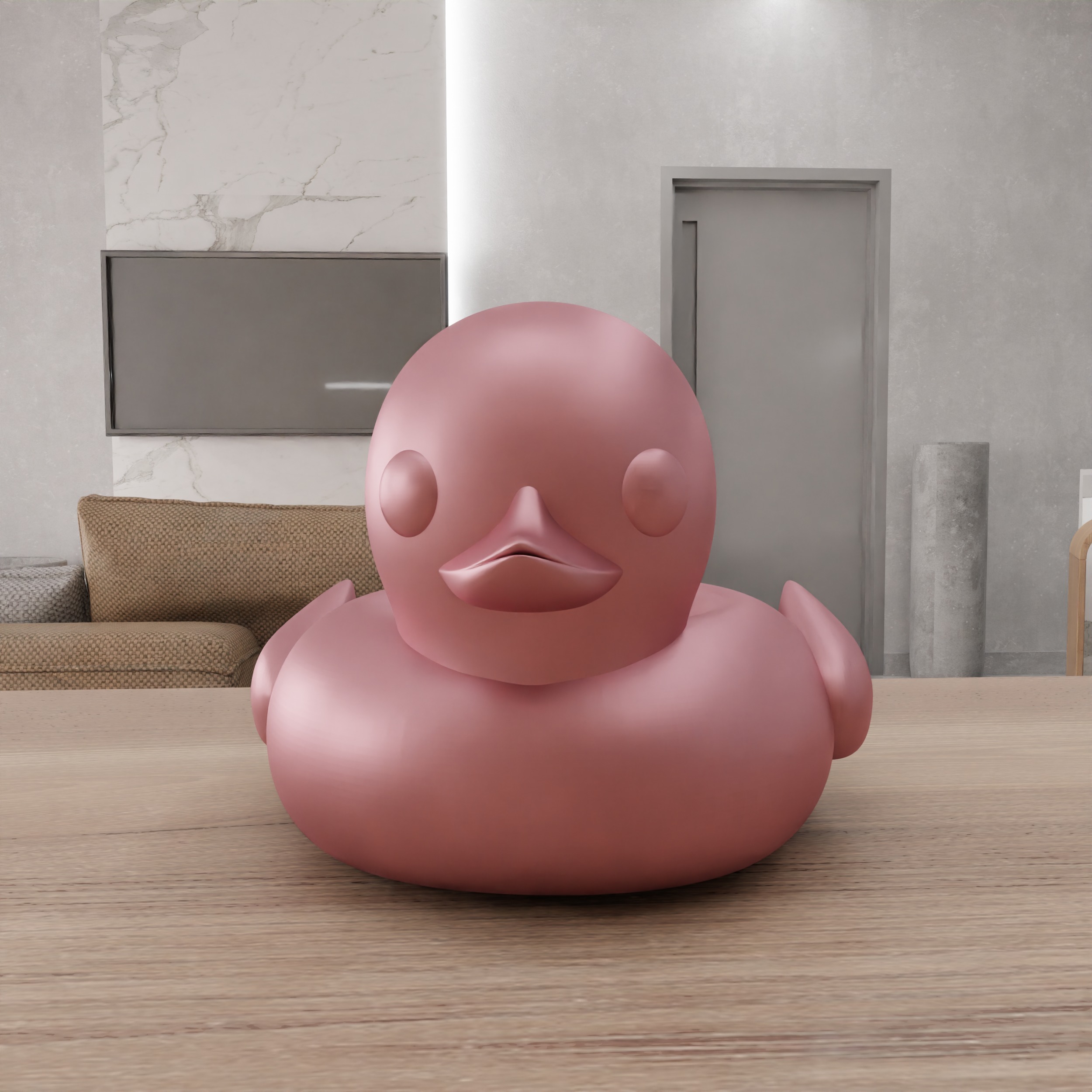 Inflatable Sea Bed Duck - 381 3D print model_11