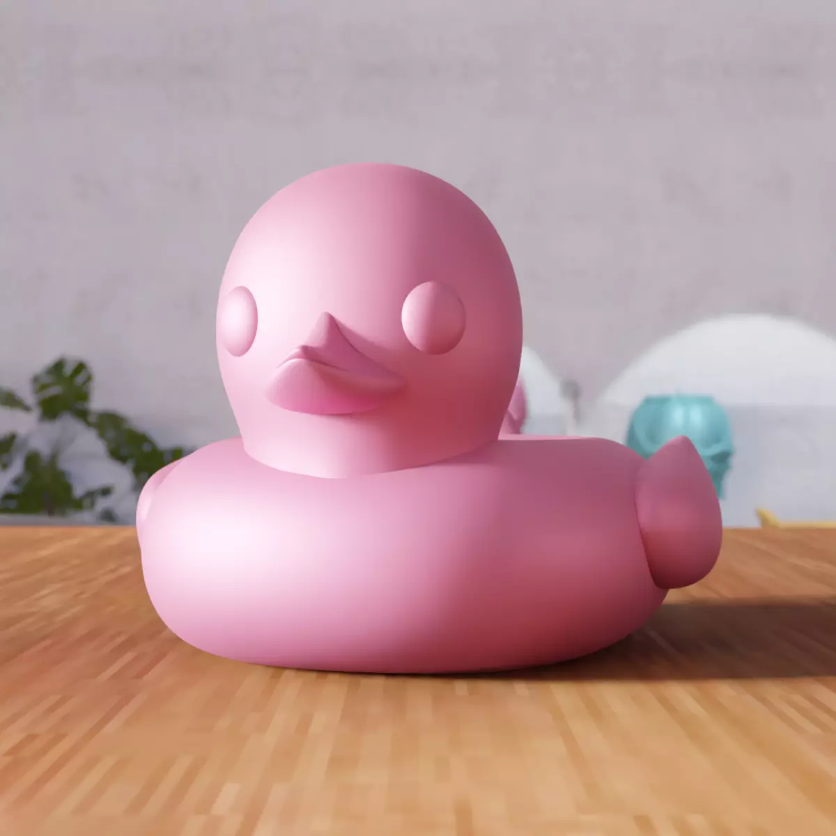 Inflatable Sea Bed Duck - 381 3D print model_7