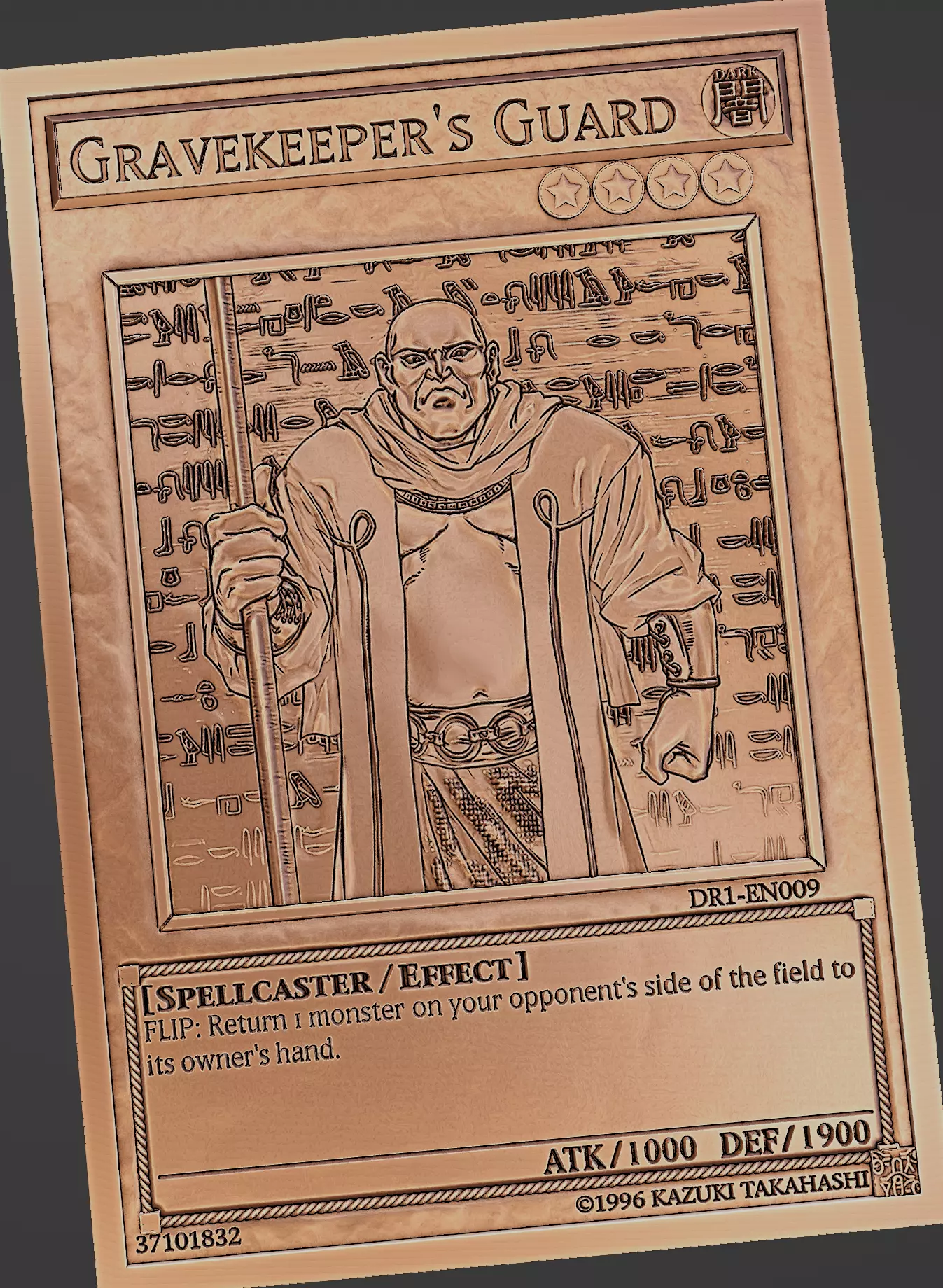 Gravekeeper s Guard - yu-gi-oh Free 3D print model