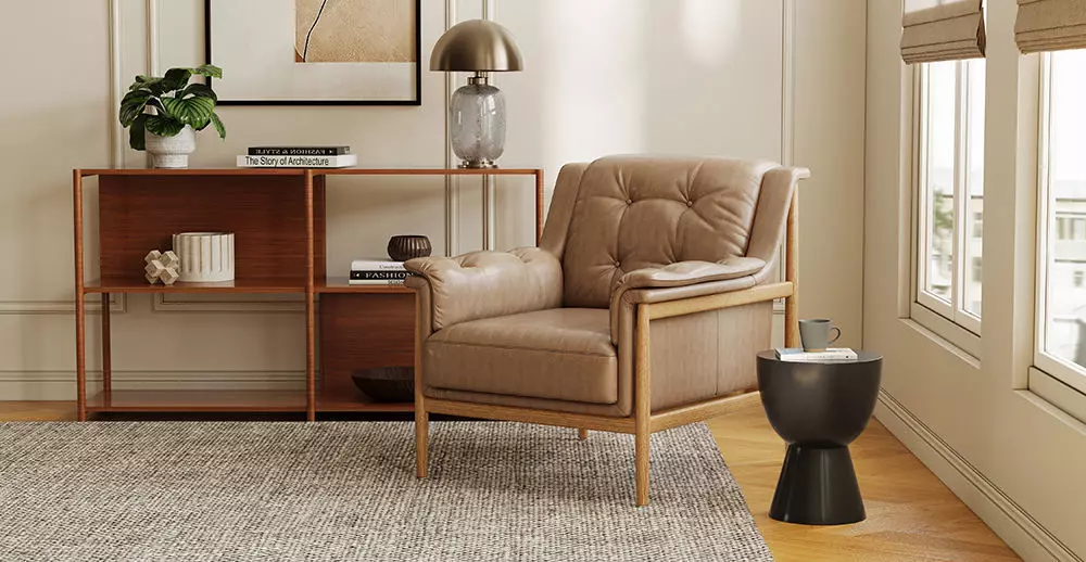 Medieval living room 3D model_0