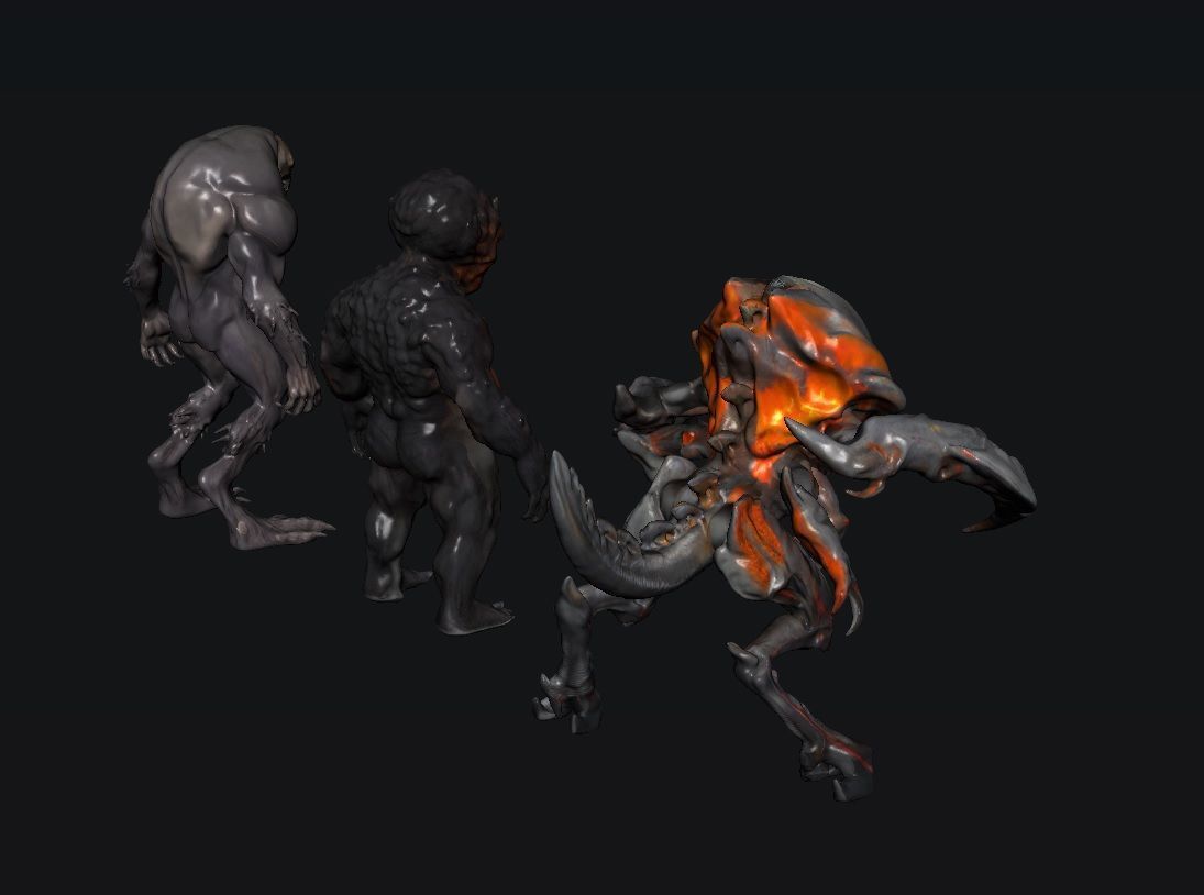 Monster Creature                  3D model_2