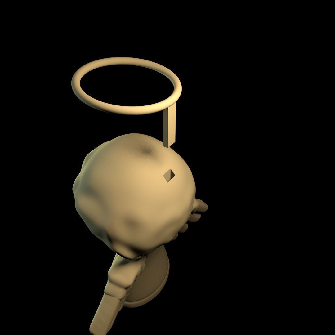 Christmas Angel  3D print model_7