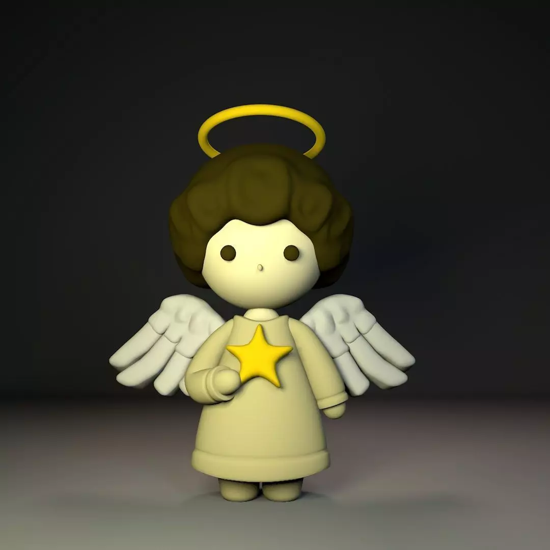 Christmas Angel  3D print model_0