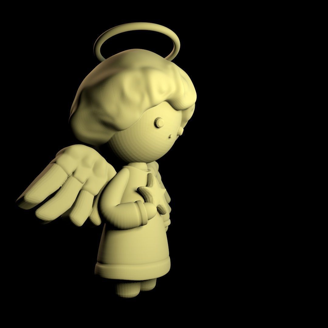 Christmas Angel  3D print model_6