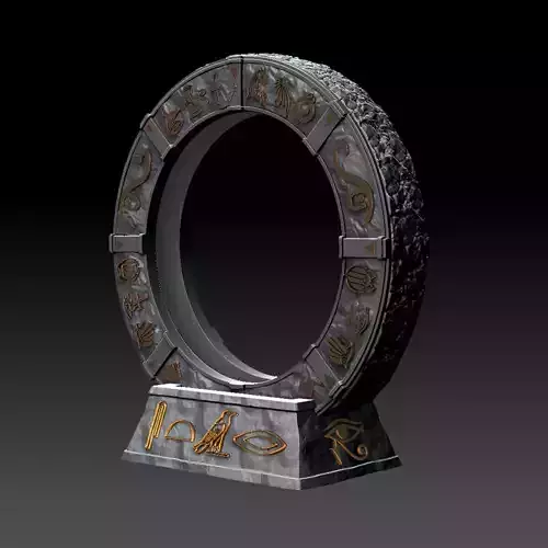 Beautiful Lamp  Stargate with Ancient Egyptian Motifs