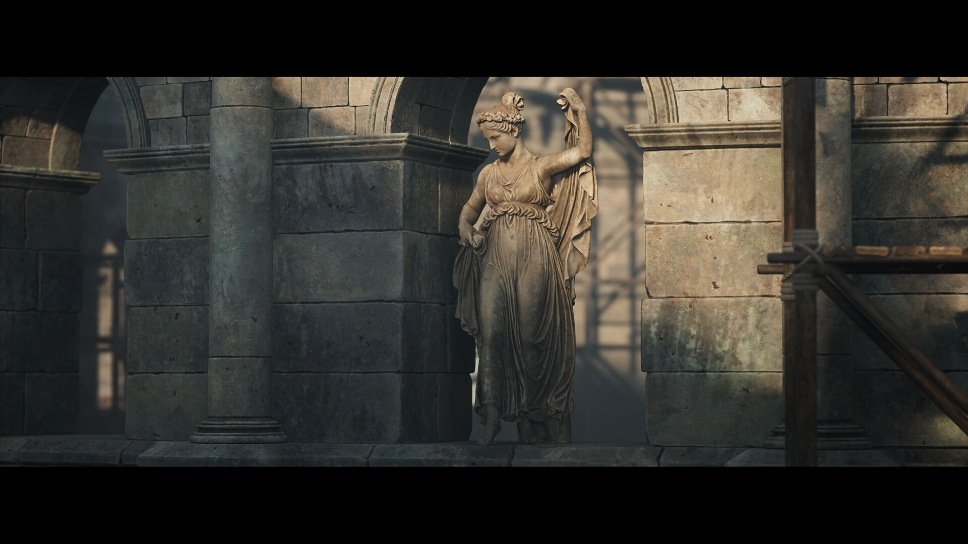 Roman Statues Pack Vol 1 Low-poly 3D model_5