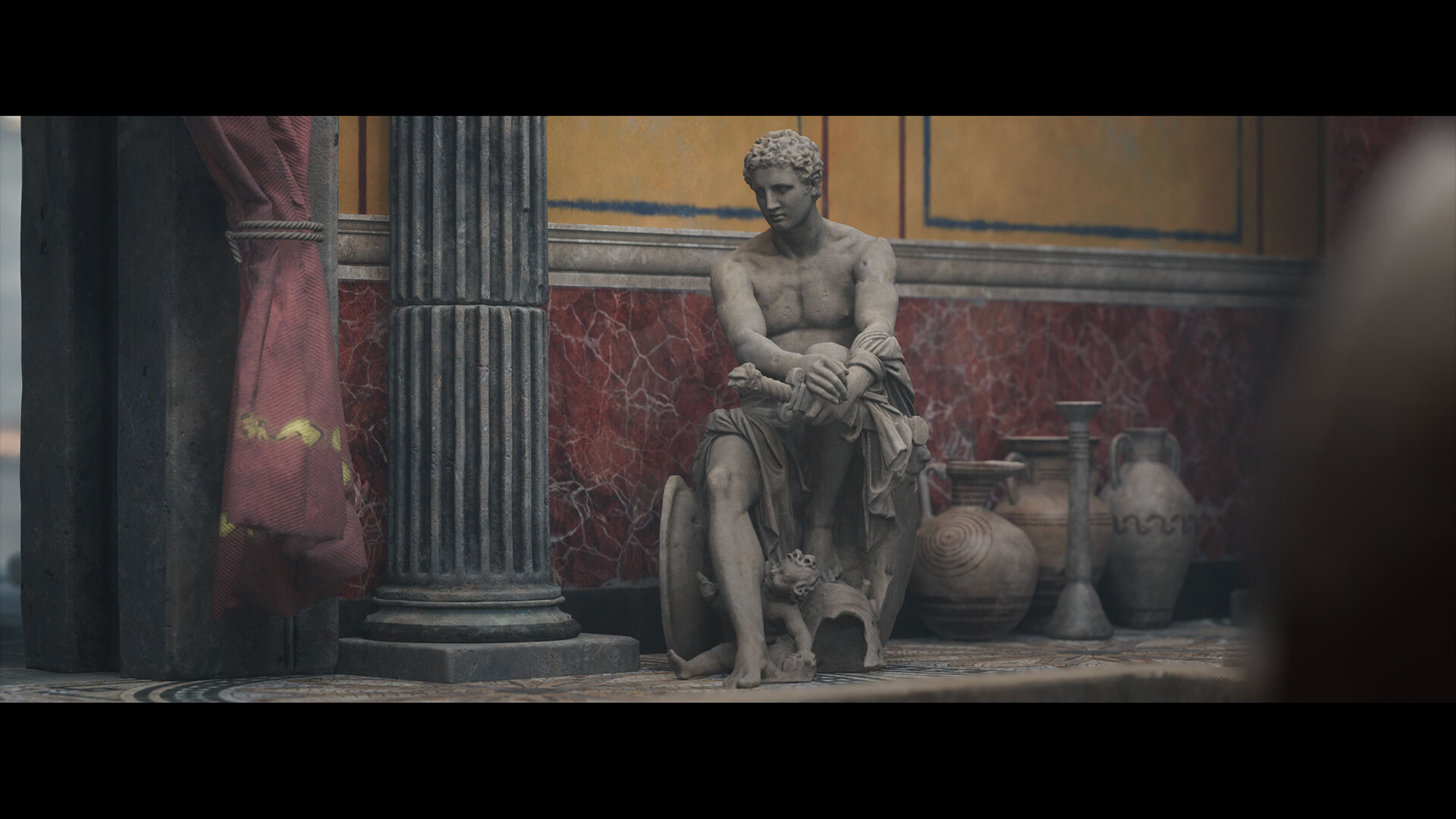 Roman Statues Pack Vol 1 Low-poly 3D model_2