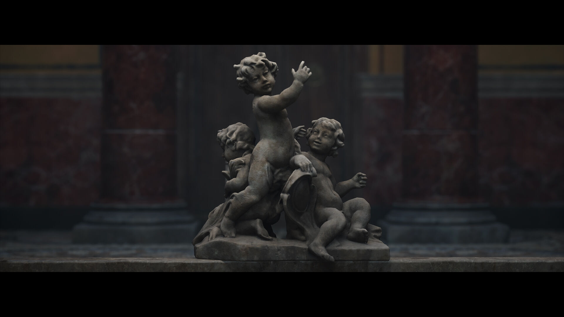 Roman Statues Pack Vol 1 Low-poly 3D model_9