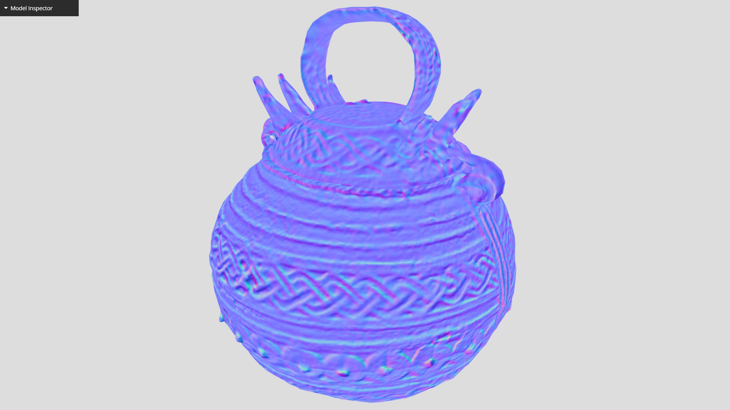 Akhe -Pot Low-poly 3D model_8