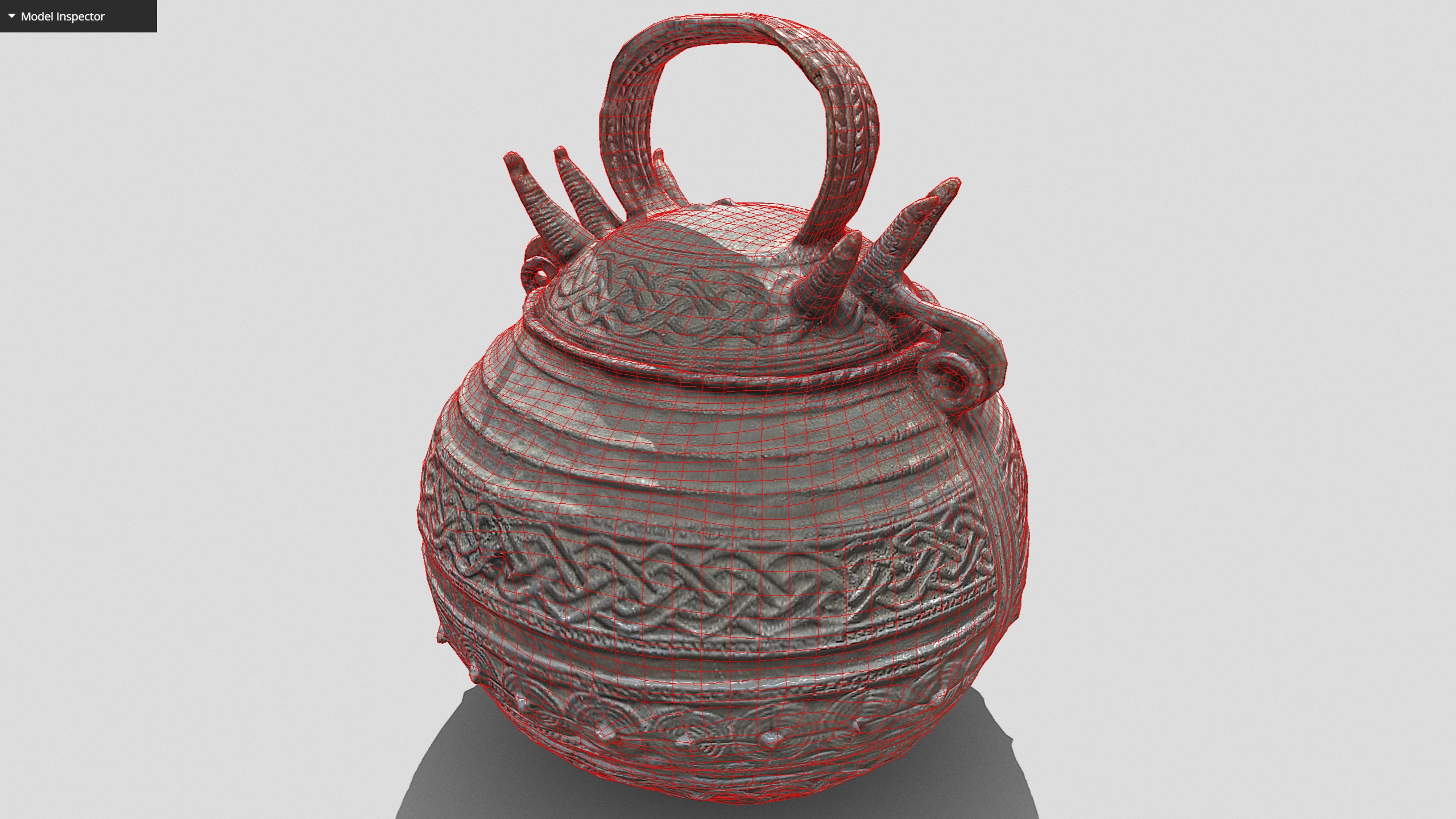 Akhe -Pot Low-poly 3D model_5