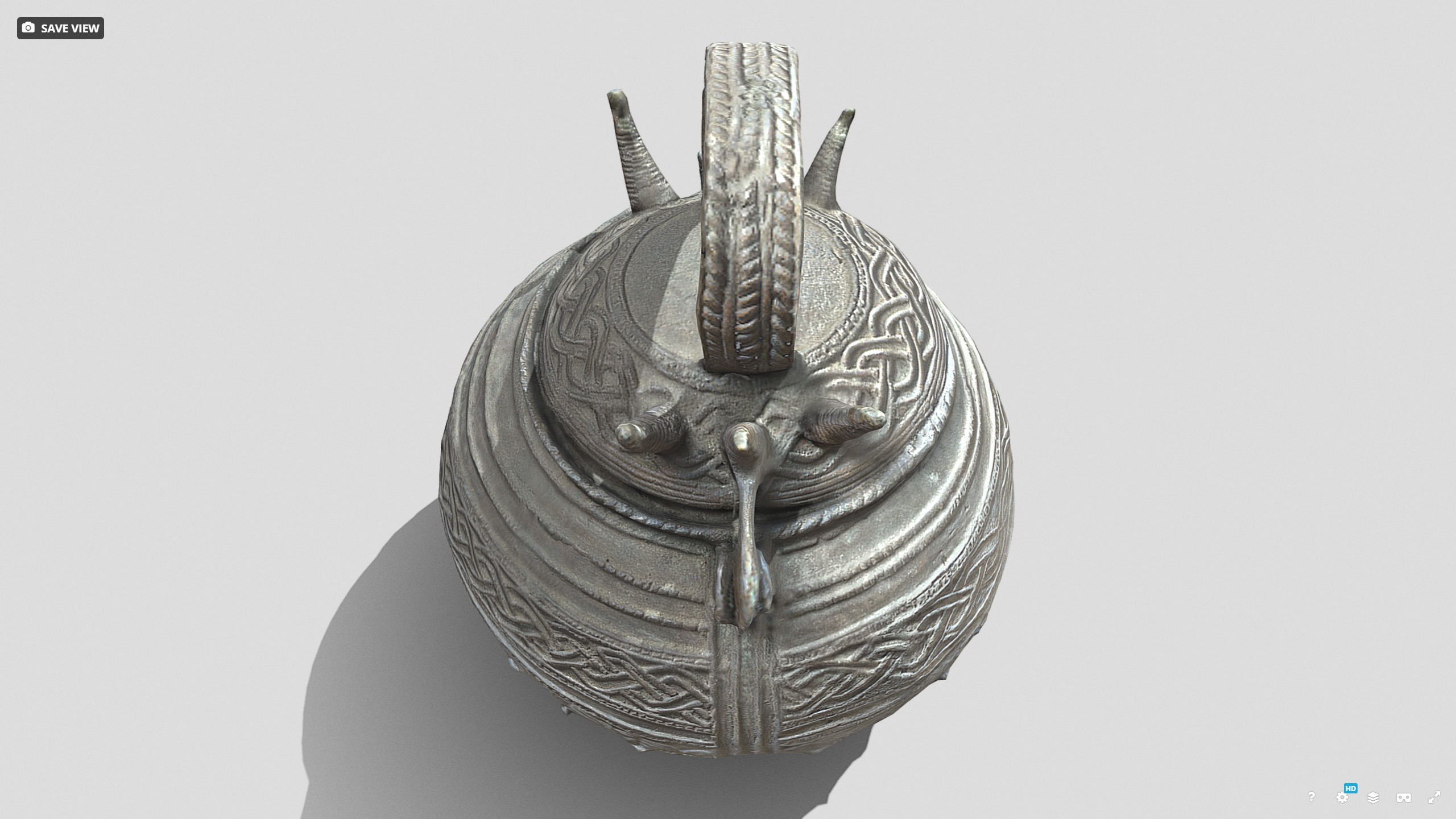 Akhe -Pot Low-poly 3D model_2
