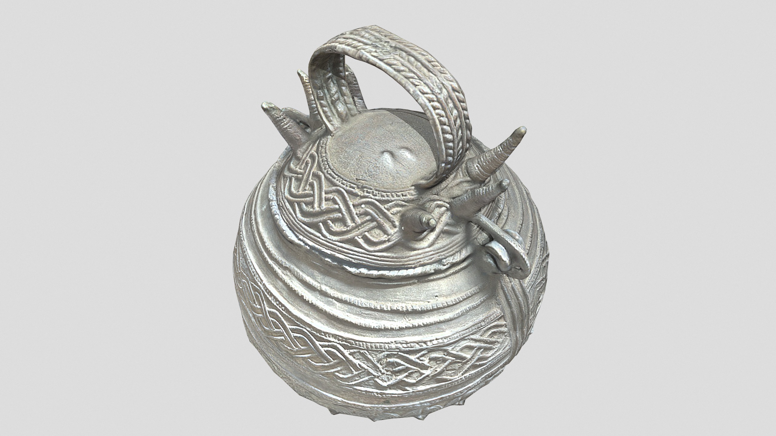 Akhe -Pot Low-poly 3D model_3