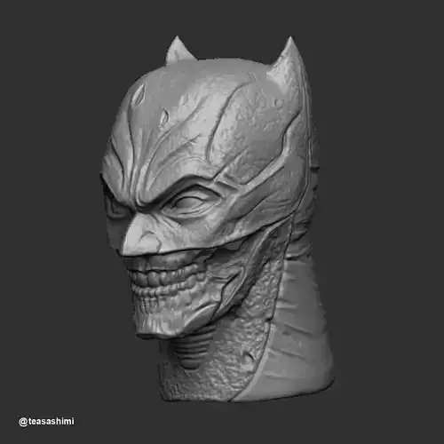 Batman skeleton head sculpt