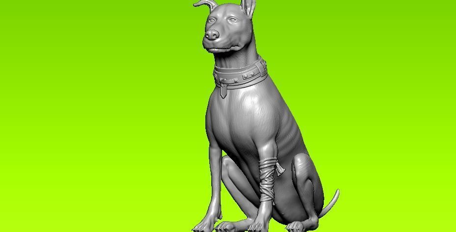 Labrador retriever dog statue - 3D print 3D print model_1