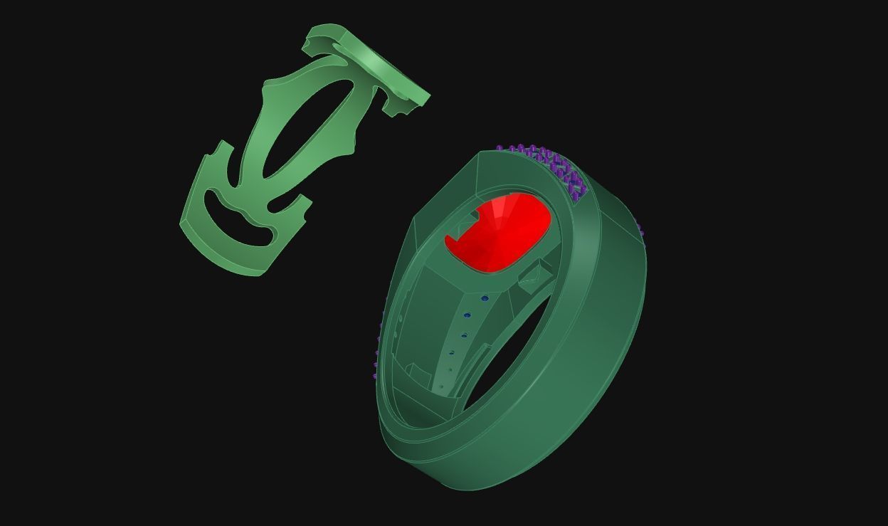 Ruby Ring - 230322 3D print model_17