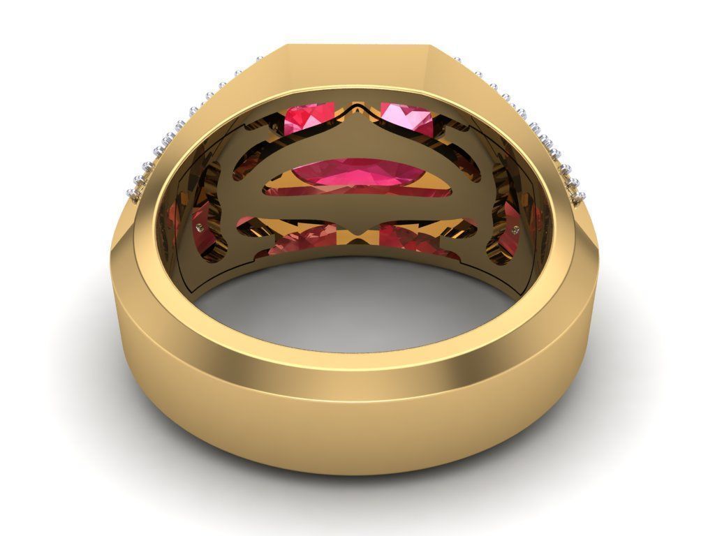 Ruby Ring - 230322 3D print model_7