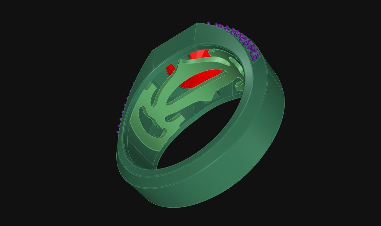 Ruby Ring - 230322 3D print model_14
