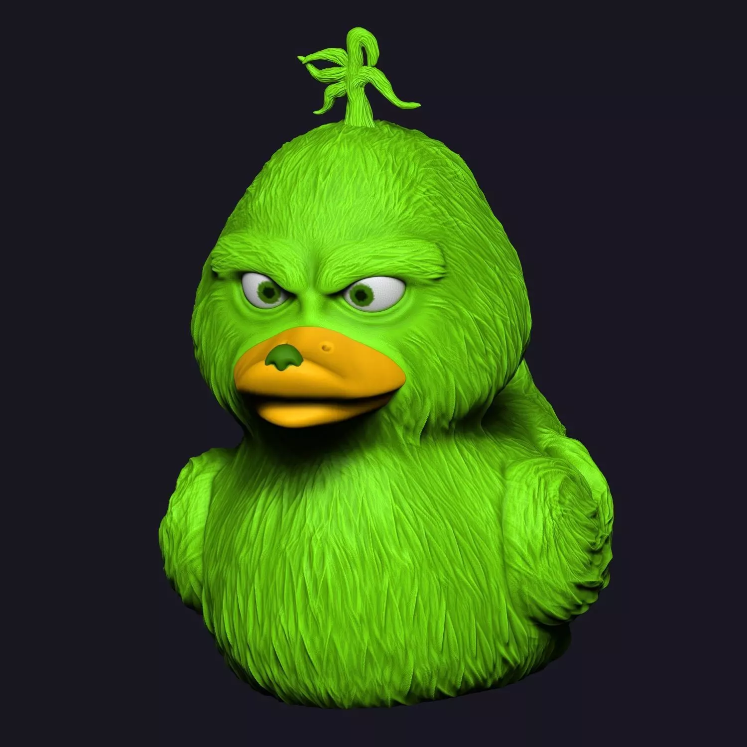 The Grinch Duck 3D print model