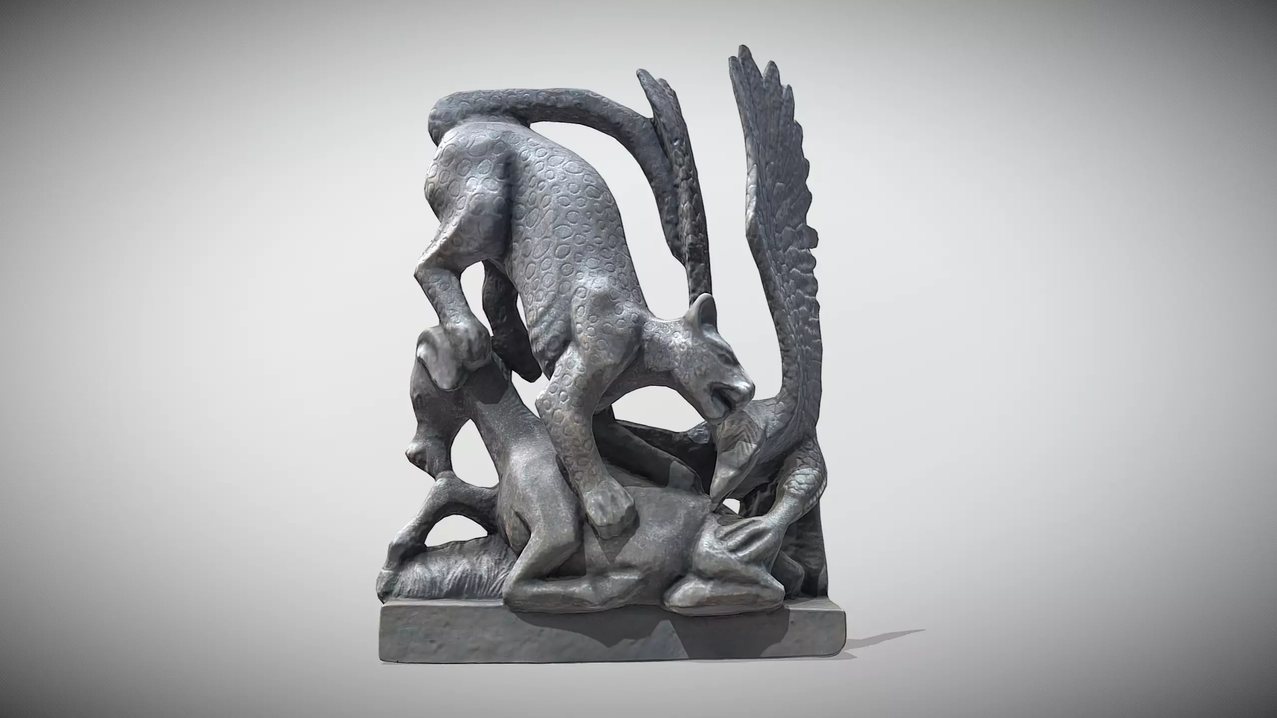 Predatory Dance Low-poly 3D model