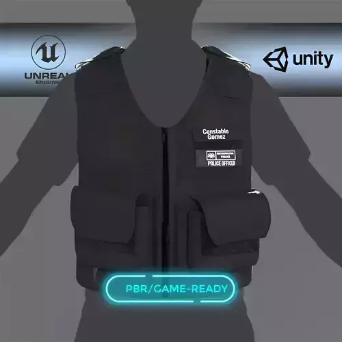 Stab Resistant Body Armour 3D Model - Metropolis London Office 