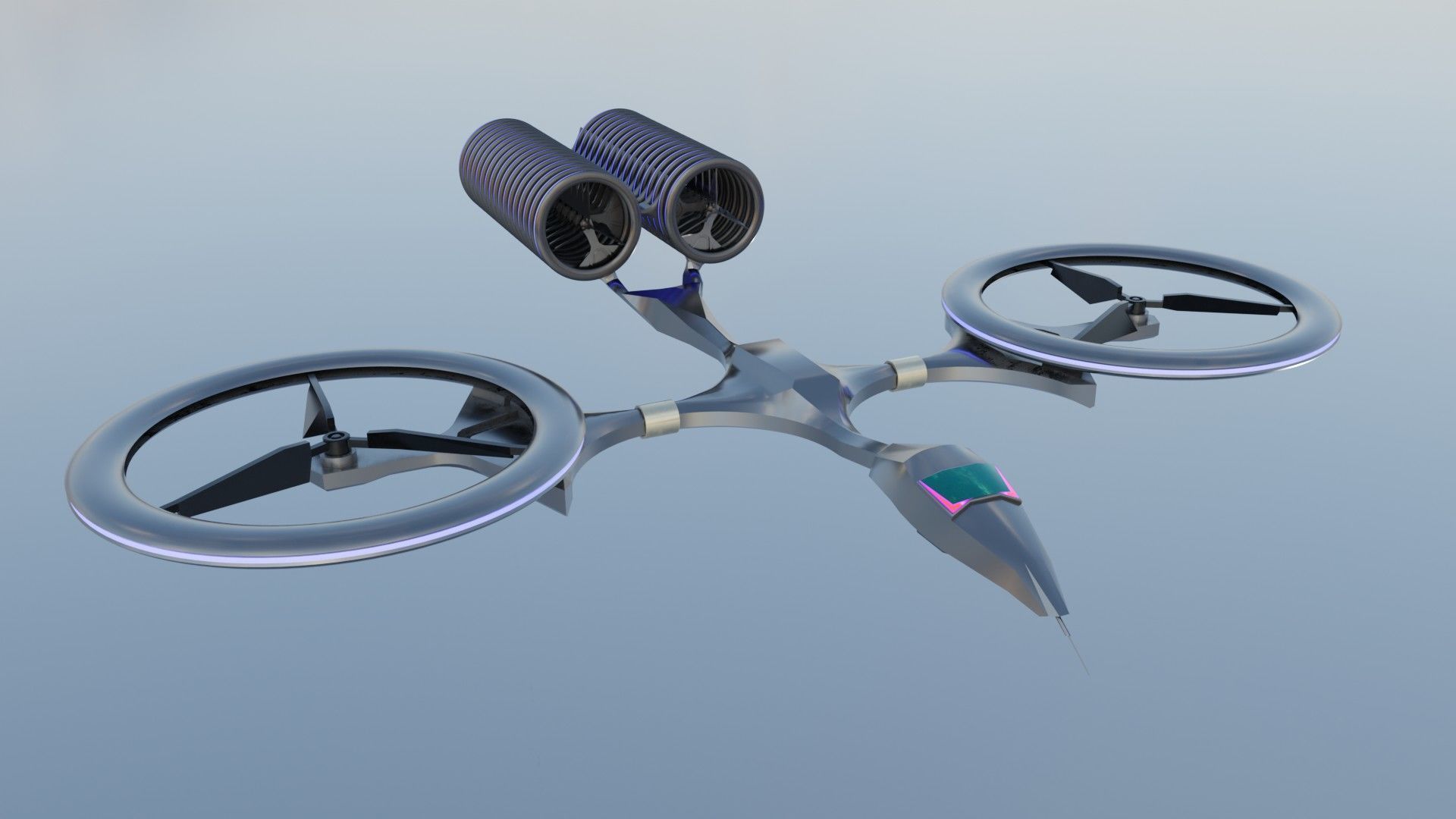 D1 Mosquito Drone 3D model_12